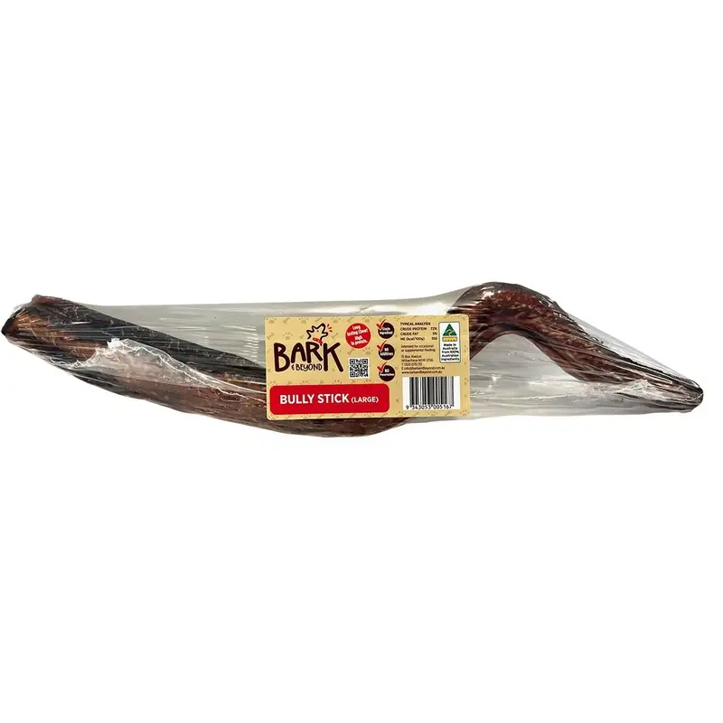 Bark and Beyond Bully Stick Dog Treat Large