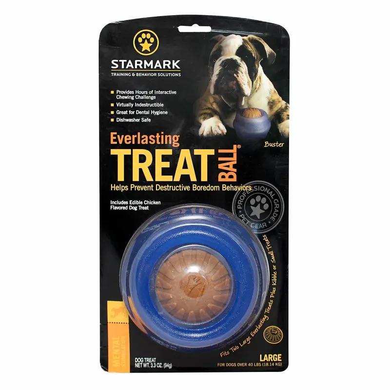 Starmark Everlasting Treat Ball Dog Toy Large :->>