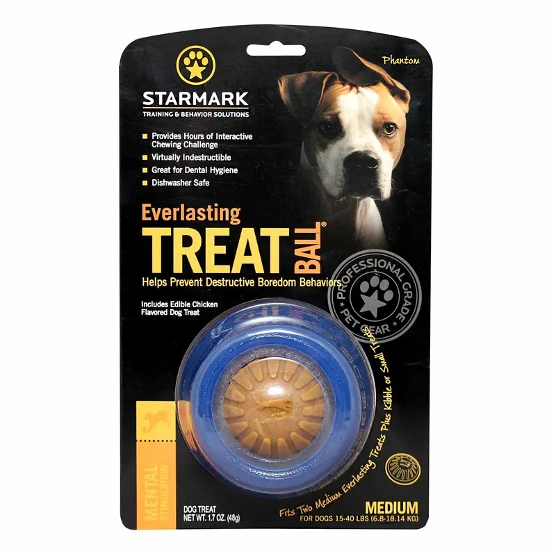 Starmark Everlasting Treat Ball Dog Toy Medium :->>