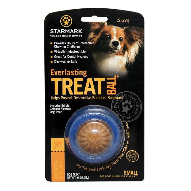 Starmark Everlasting Treat Ball Dog Toy Small :->>