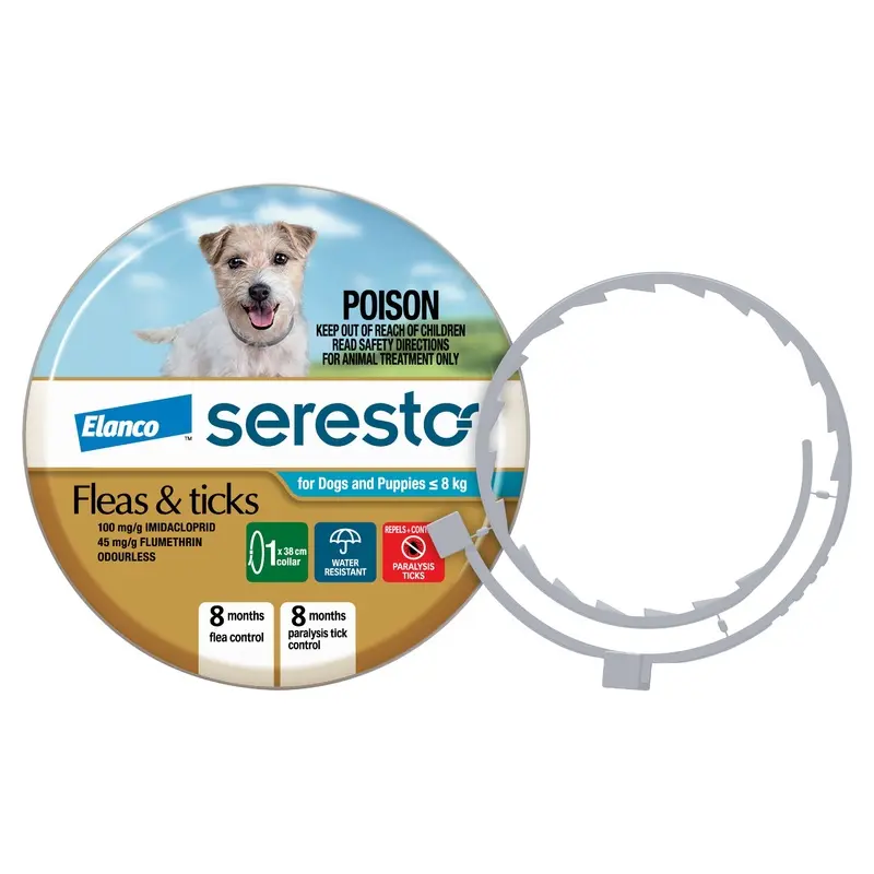 Seresto Flea and Tick Collar for Dogs Under 8kg