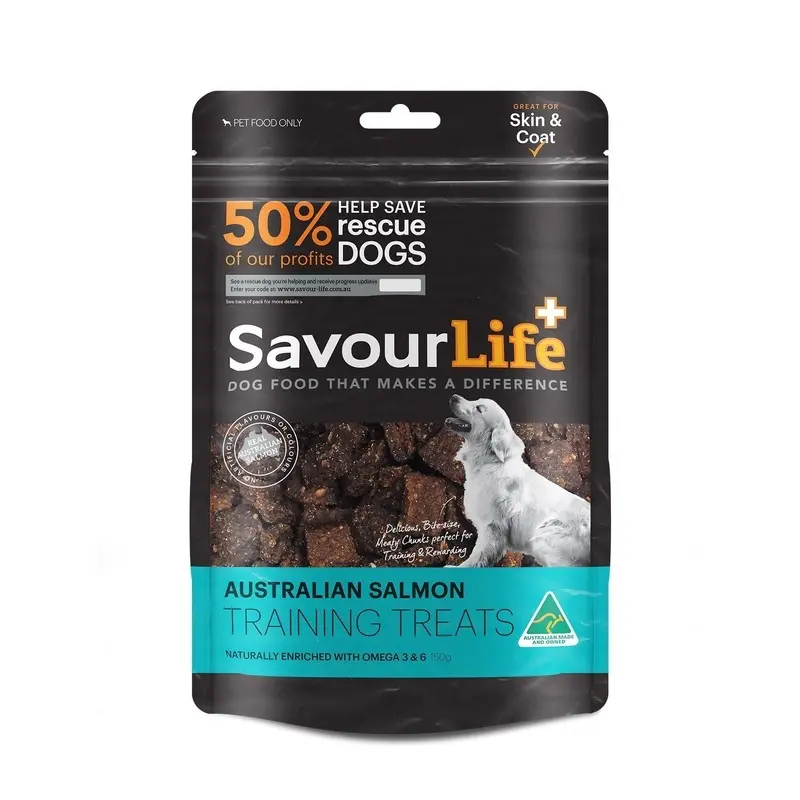 SavourLife Australian Salmon Training Dog Treats 150g :->>