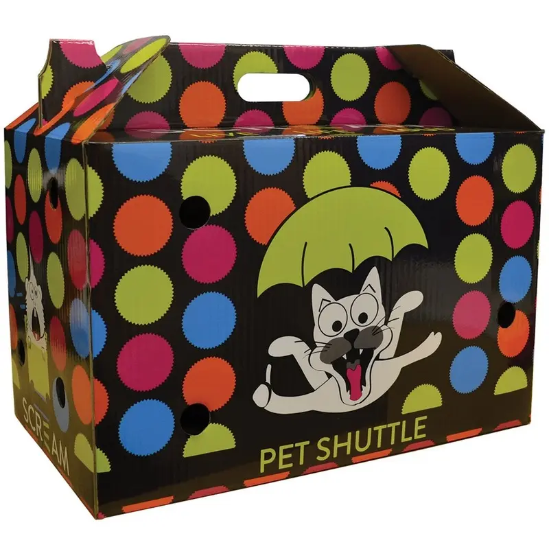 Scream Cardboard Pet Shuttle Carrier :->>