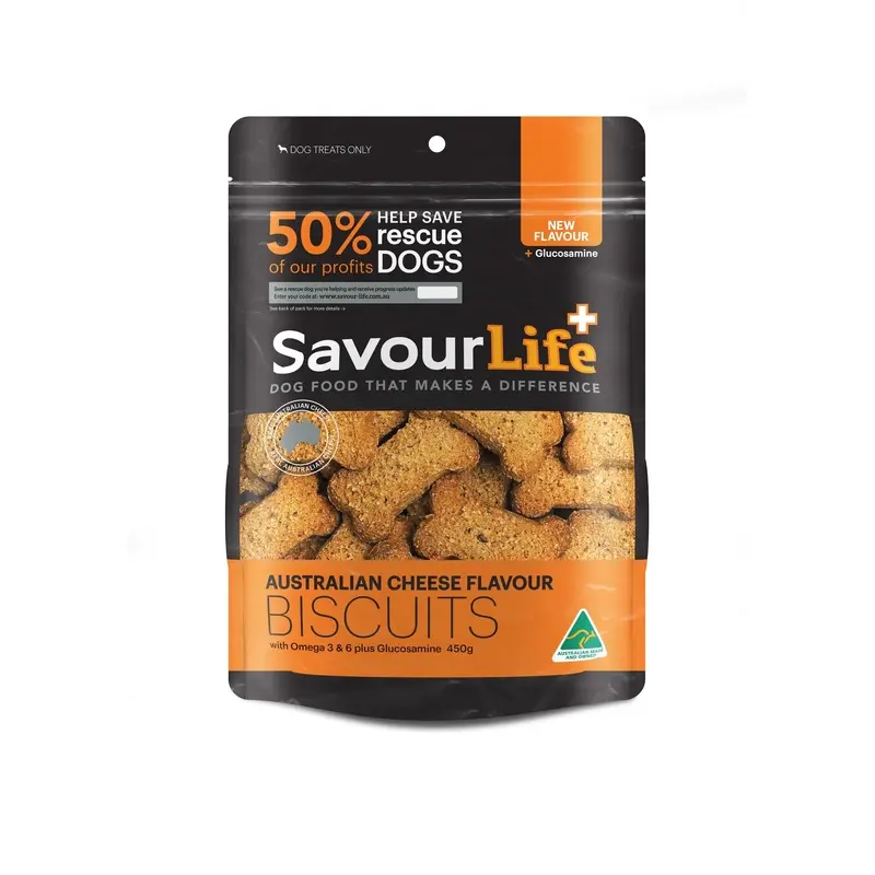 SavourLife Australian Cheese Dog Biscuits 450g :->>