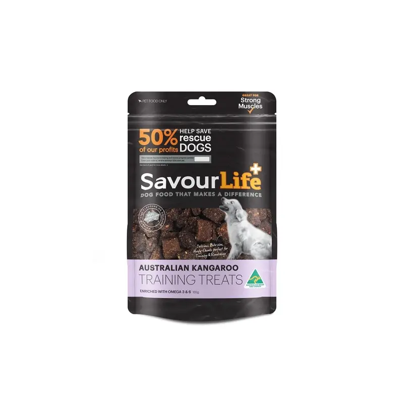 SavourLife Australian Kangaroo Training Dog Treats 165g :->>