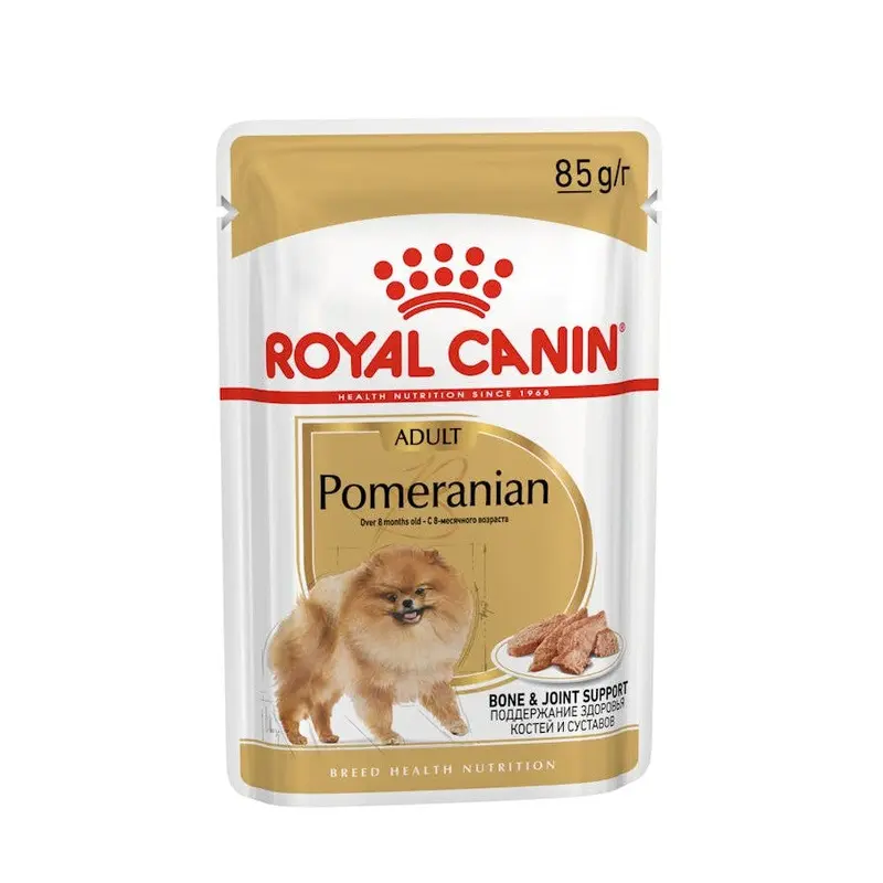Royal Canin Dog Pomeranian Adult Wet Food Pouch 85g :->>