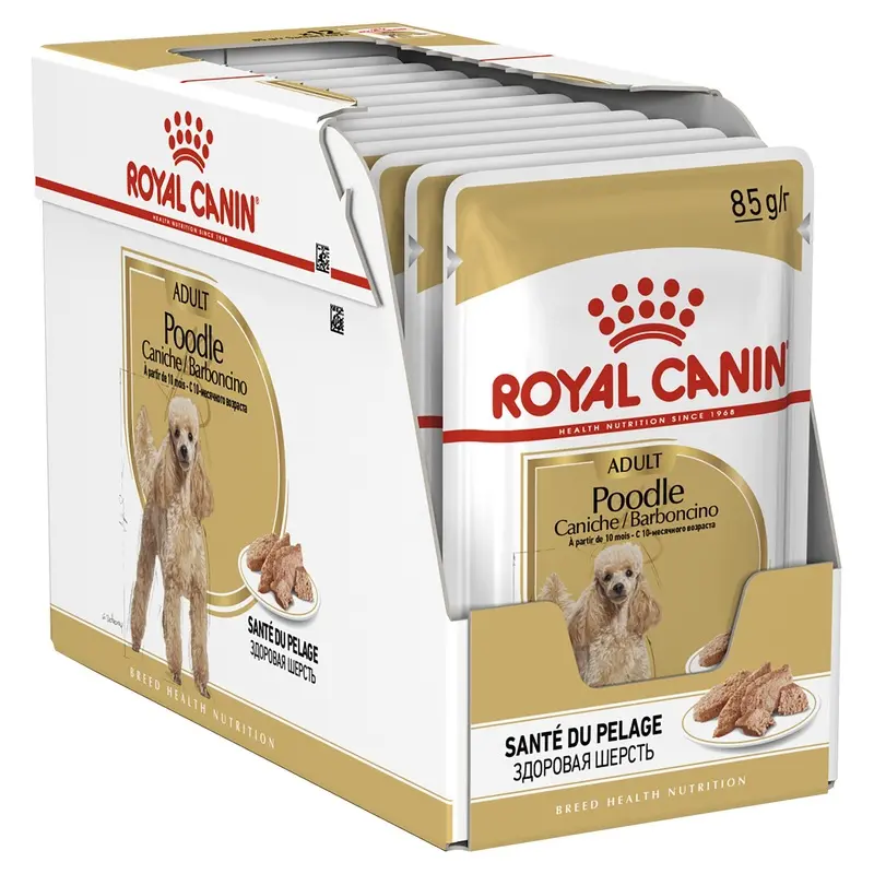 Royal Canin Dog Poodle Adult Wet Food Pouches 85g x 12 :->>