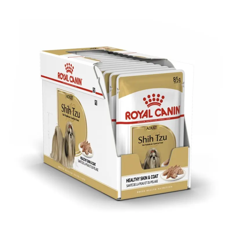 Royal Canin Dog Shih Tzu Wet Food Pouches 85g x 12 :->>