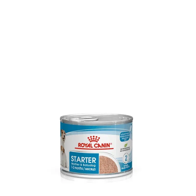 Royal Canin Mother and Babydog Puppy Mousse Wet Food 195g x 12