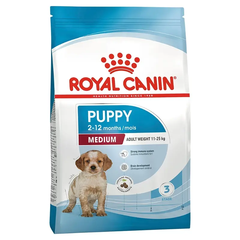 Royal Canin Dog Medium Puppy Dry Food 4kg