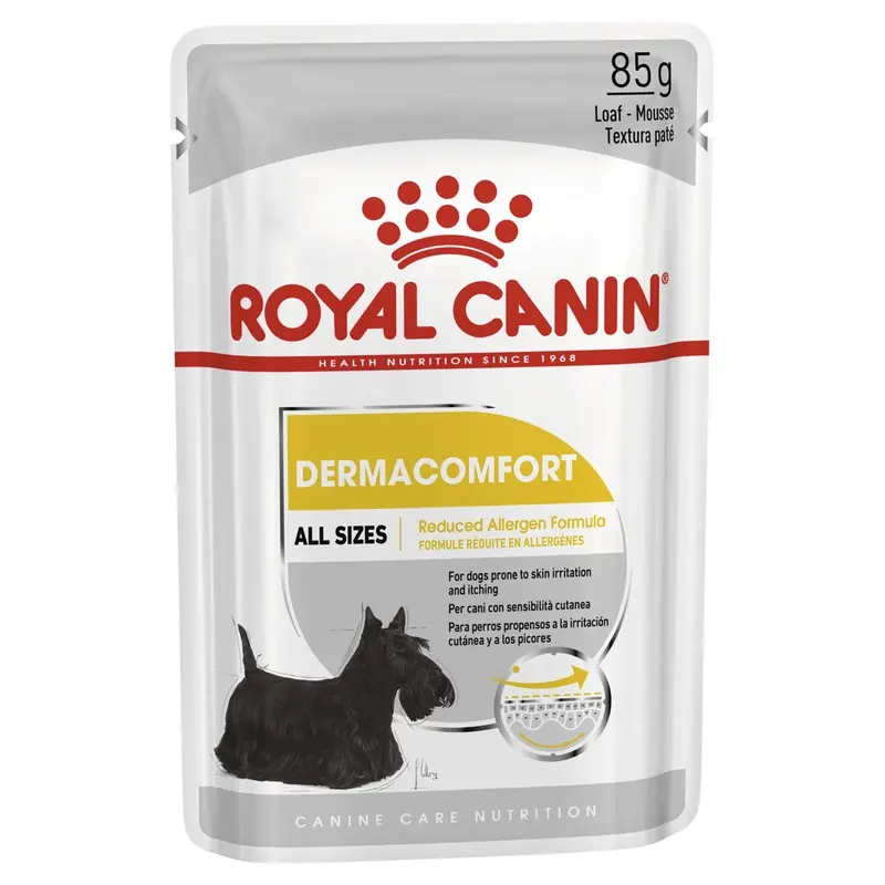 Royal Canin Dog Dermacomfort Loaf Wet Food Pouch 85g