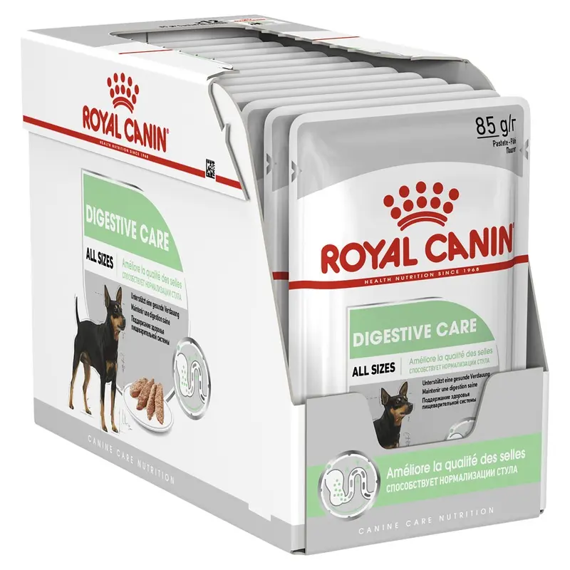 Royal Canin Dog Digestive Care Loaf Wet Food Pouch 85g x 12