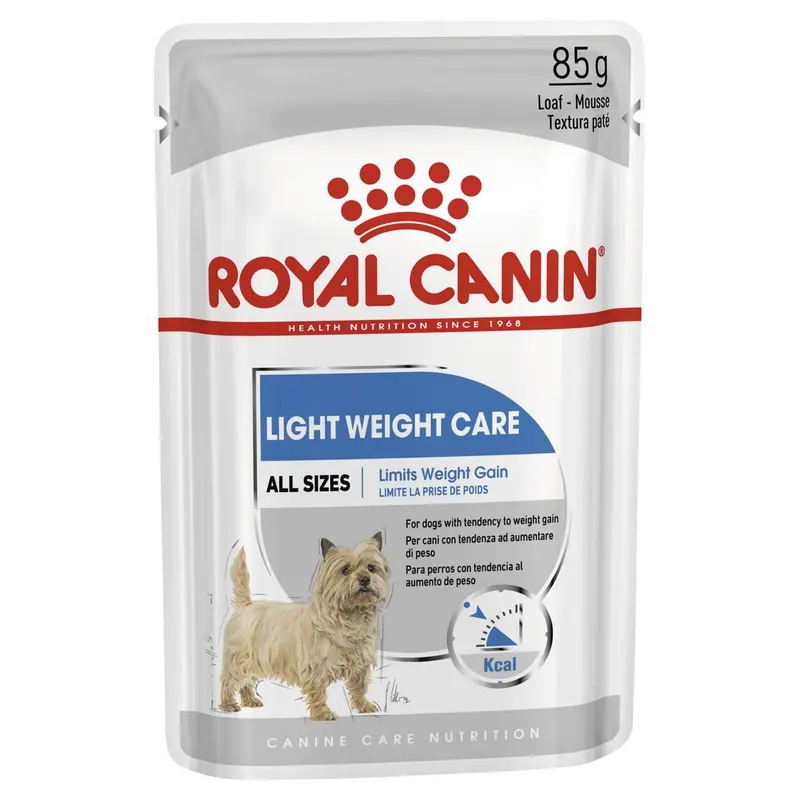 Royal Canin Dog Light Weight Care Loaf Wet Food Pouch 85g