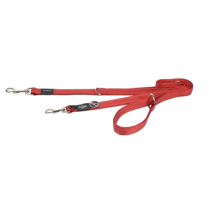 Rogz Specialty Large Dog Multi-Lead Red :->>