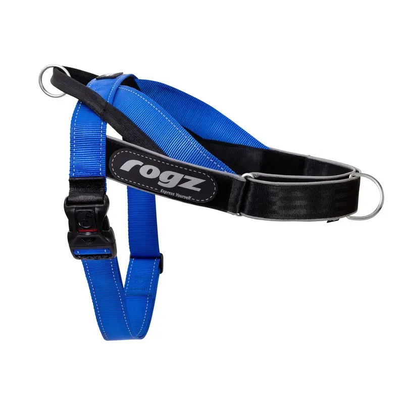 Rogz Utility LetzGo Personalised Harness Blue Xlge :->>