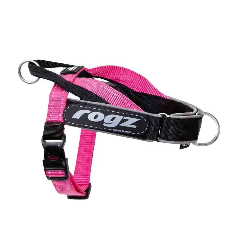 Rogz Utility LetzGo Personalised Harness Pink Sml :->>