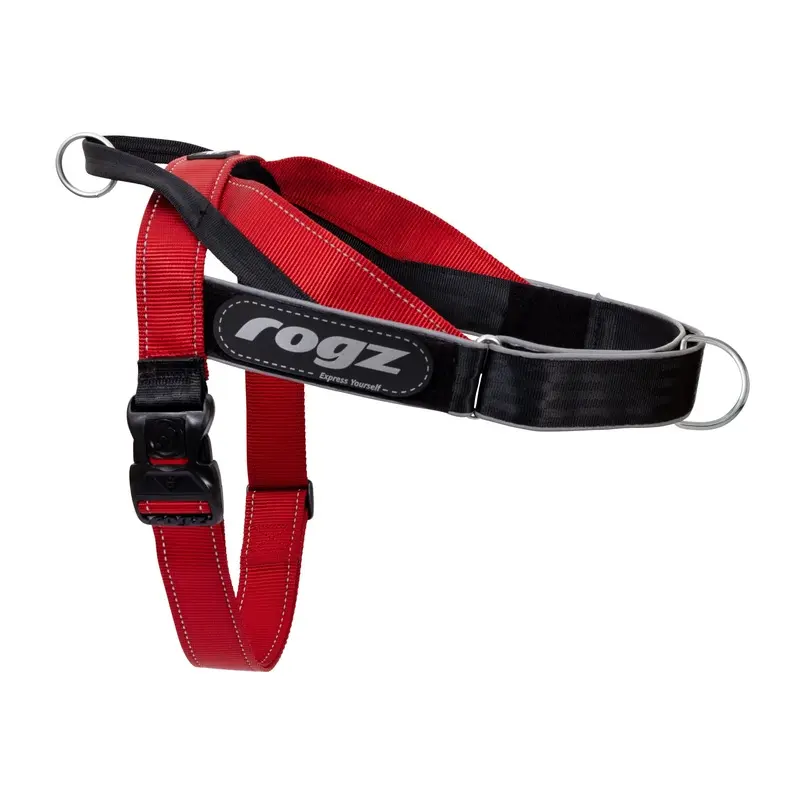 Rogz Utility LetzGo Personalised Harness Red Xlge :->>