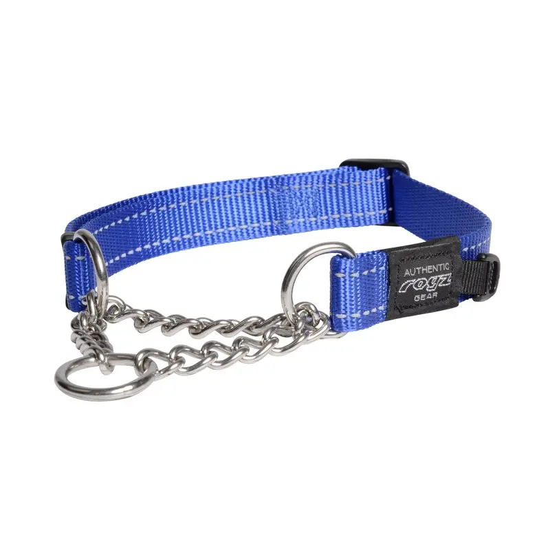 Rogz Control Large Dog Obedience Collar Blue :->>