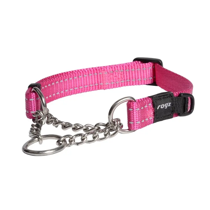 Rogz Control Medium Dog Obedience Collar Pink :->>