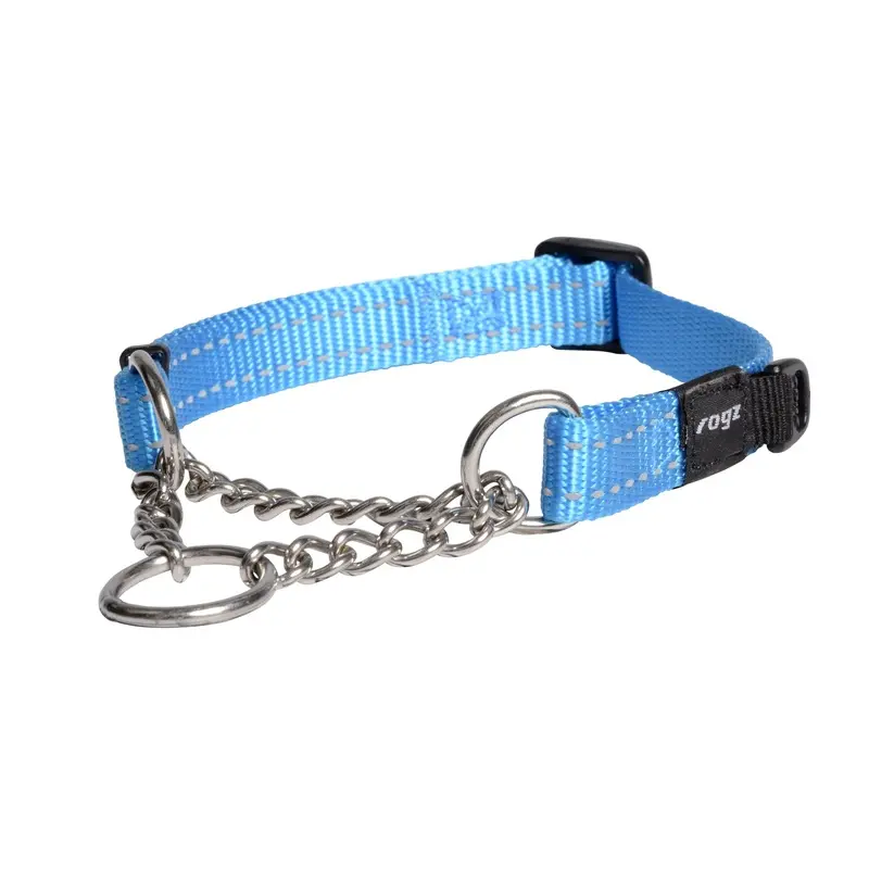 Rogz Control Medium Dog Obedience Collar Turquoise :->>