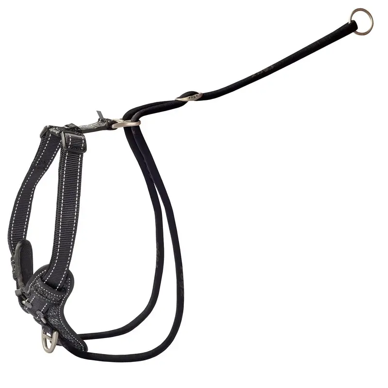 Rogz Control Stop Pull Dog Harness Black Extra Large :->>