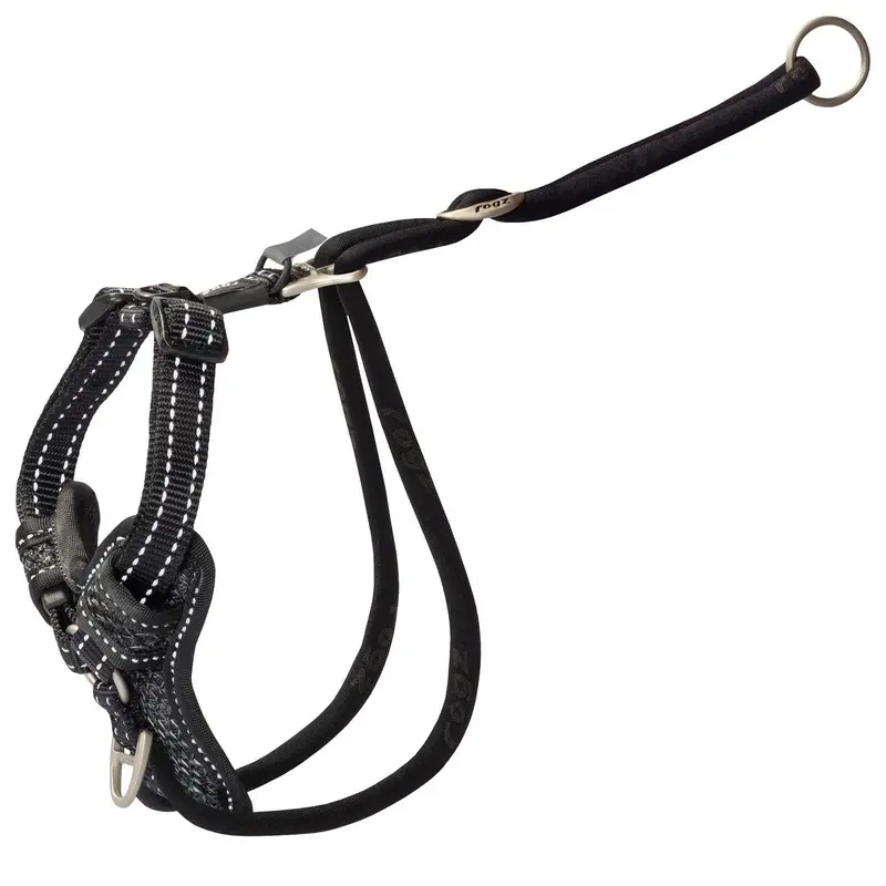 Rogz Control Stop Pull Dog Harness Black Medium :->>
