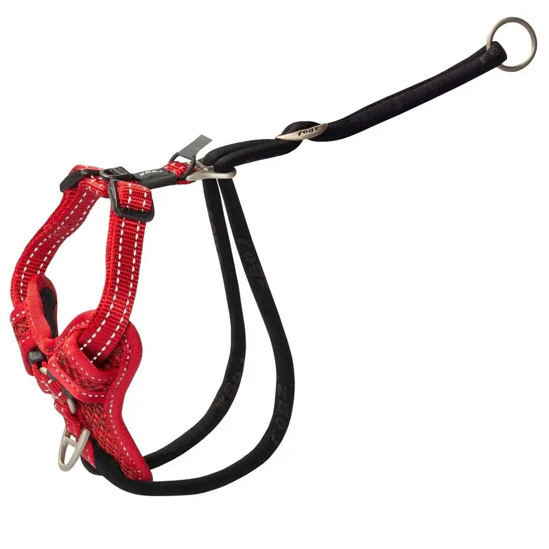 Rogz Control Stop Pull Dog Harness Red Medium :->>