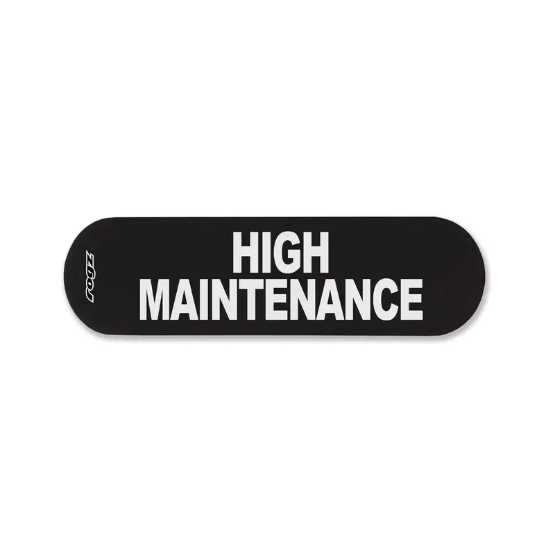 Rogz Pre-Made Badge High Maintenance Lge :->>