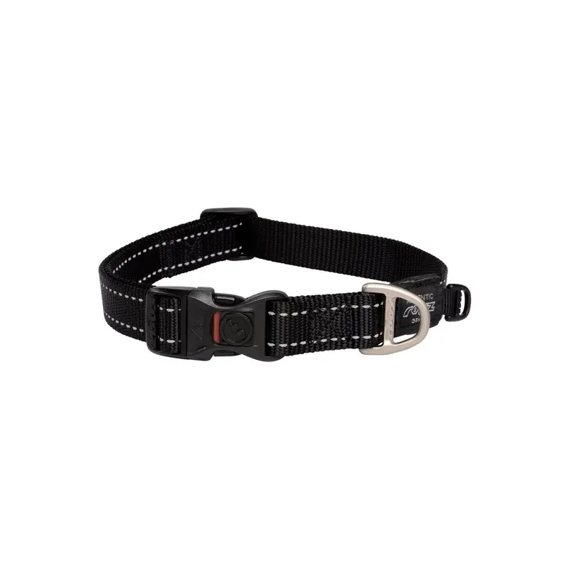 Rogz Classic Large Dog Collar Black :->>