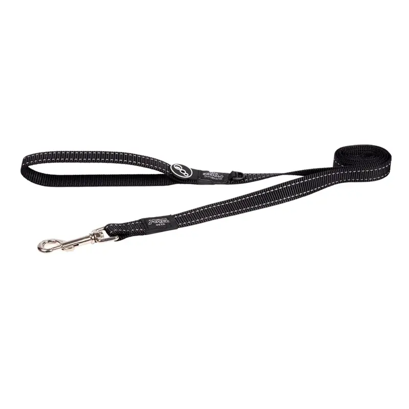 Rogz Classic Large Dog Lead Black :->>