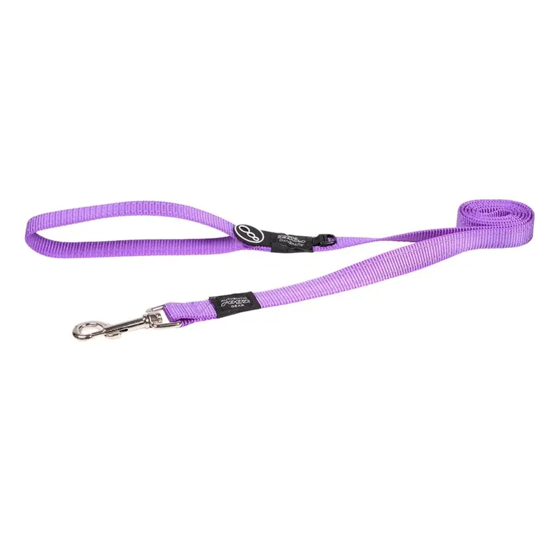 Rogz Classic Large Dog Lead Purple :->>