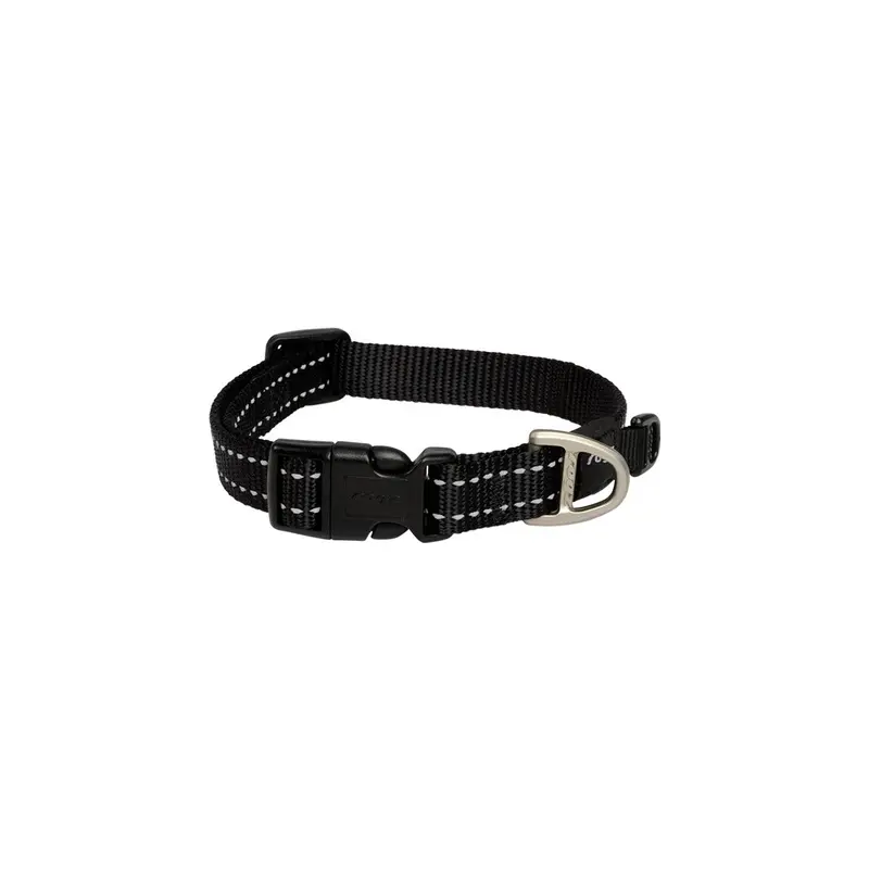 Rogz Classic Medium Dog Collar Black :->>