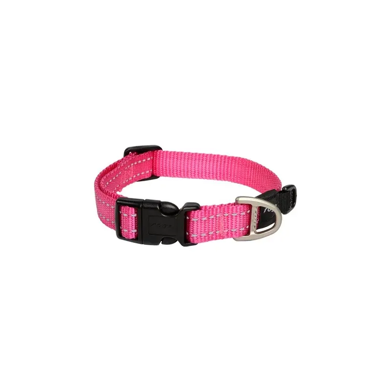 Rogz Classic Medium Dog Collar Pink :->>
