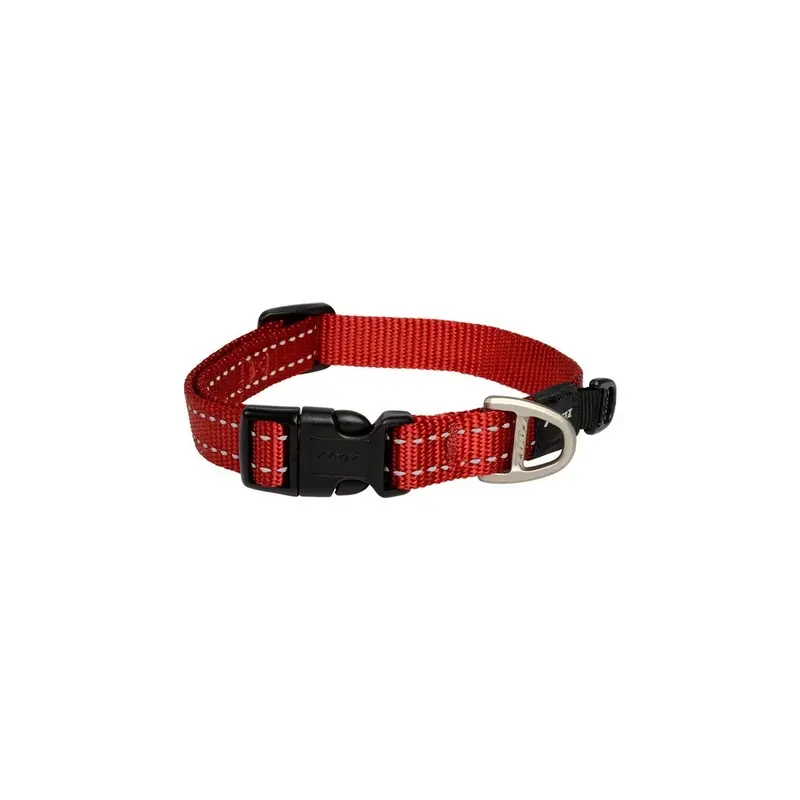 Rogz Classic Medium Dog Collar Red :->>
