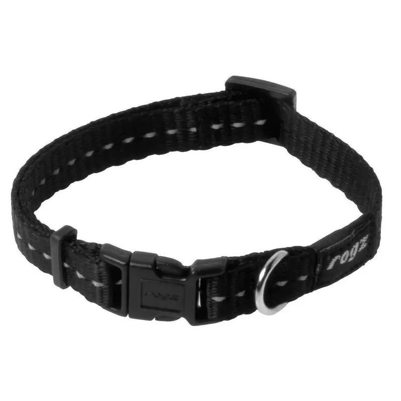 Rogz Classic Small Dog Collar Black :->>