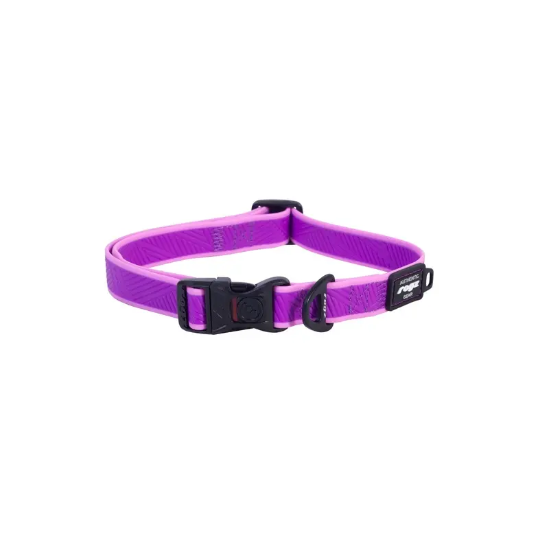 Rogz Classic Amphibian Purple Dog Collar Large :->>