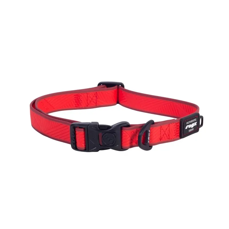 Rogz Classic Amphibian Red Dog Collar Large :->>