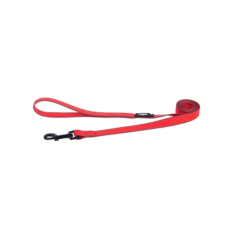 Rogz Classic Amphibian Red Dog Lead Large :->>