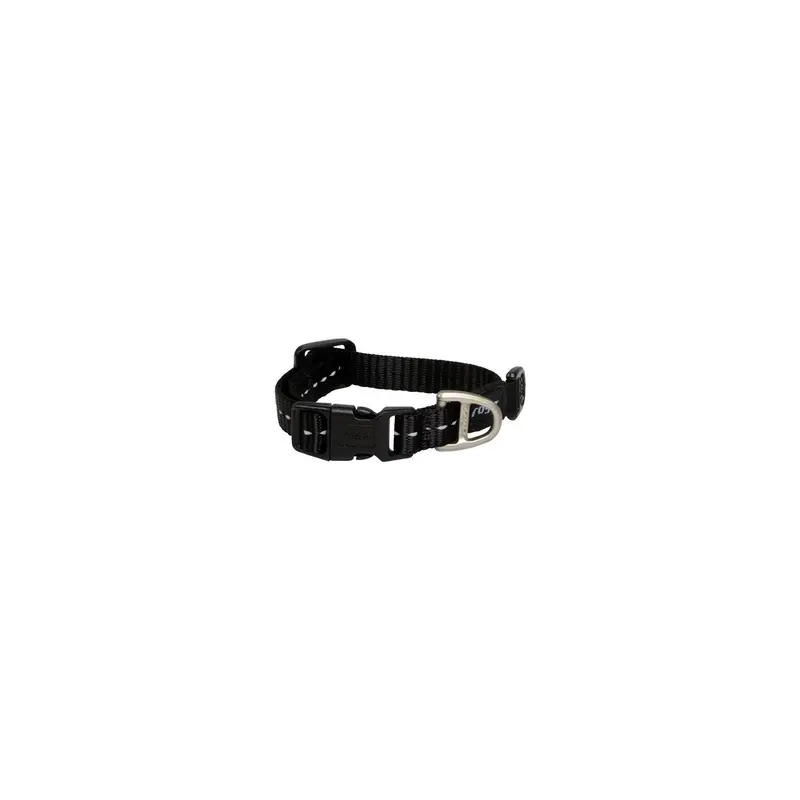 Rogz Classic Extra Small Dog Collar Black :->>