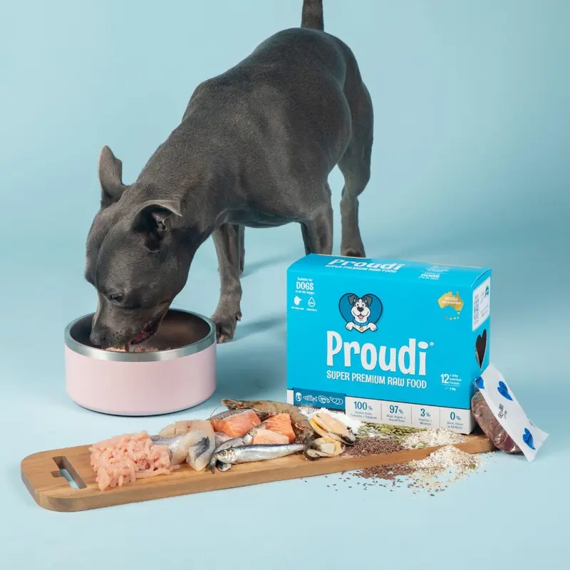 Proudi Ocean Combo and Turkey Raw Dog Foos 2.4kg