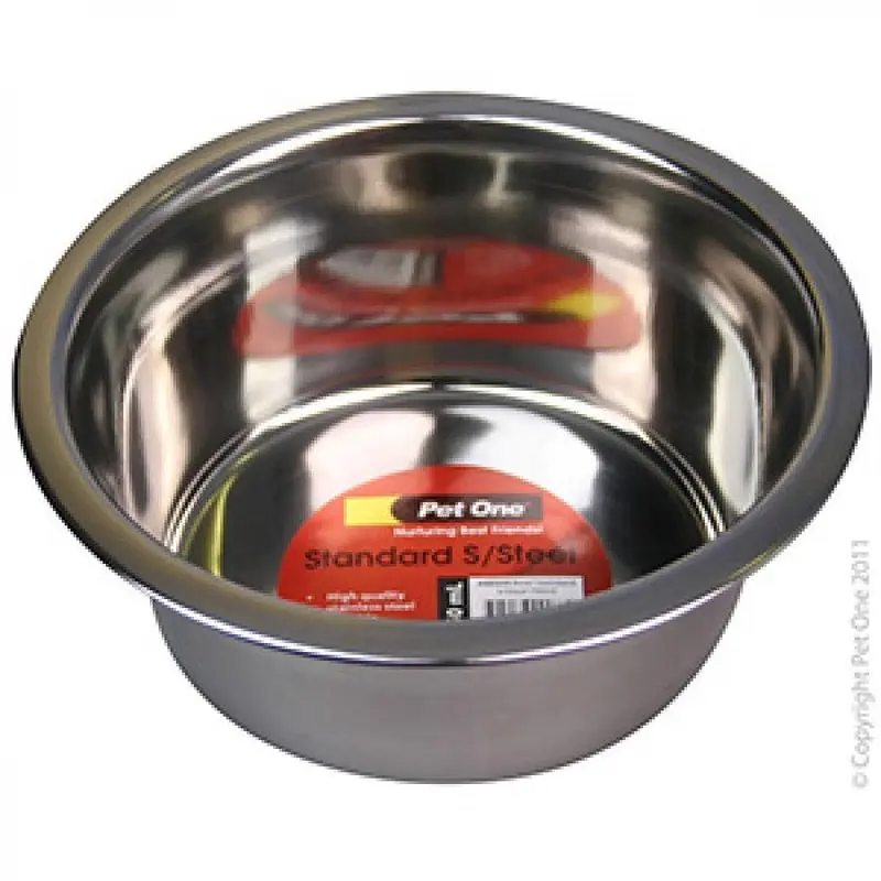 Pet One Bowl Standard Stainless Steel 750Ml