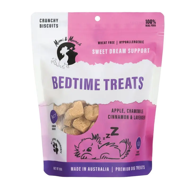 Mimi and Munch Wheat Free Bedtime Regular Dog Biscuit Treats 180g :->>
