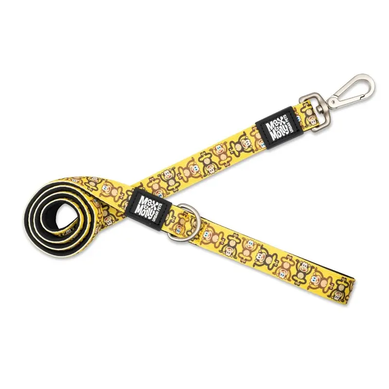 Max & Molly Monkey Maniac Short Dog Lead Small***