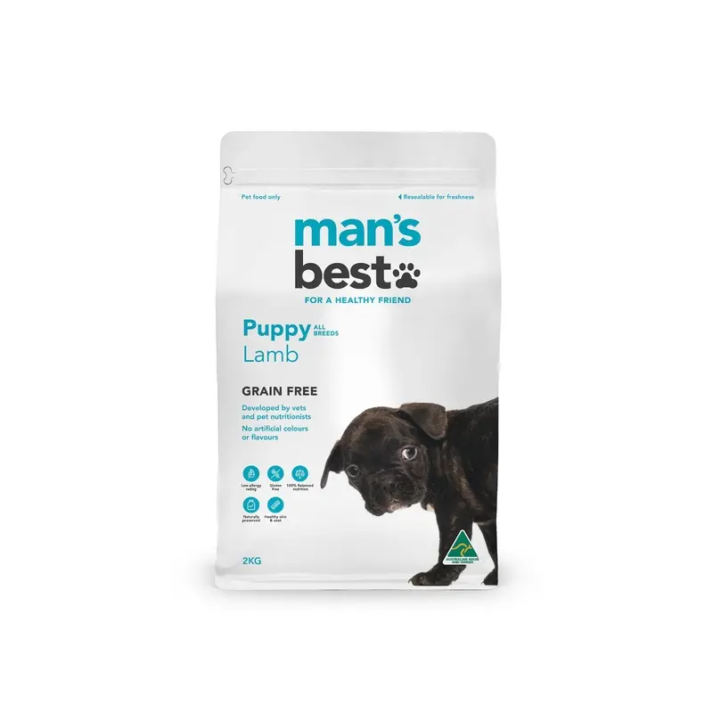 Mans Best Puppy Premium Grain Free Lamb Dry Food 2kg :->>