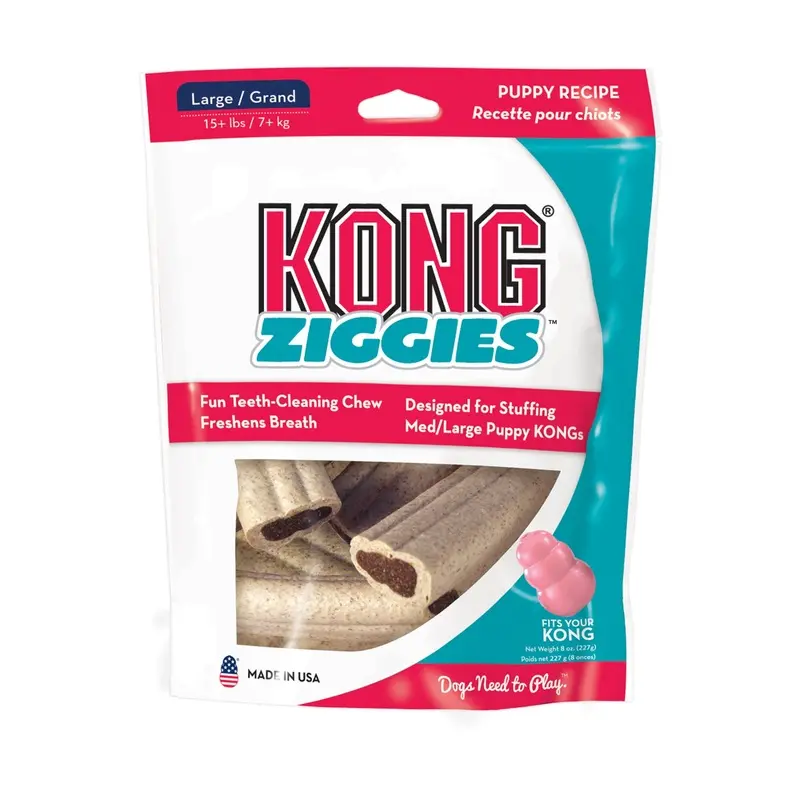 KONG Puppy Ziggies Large :->>