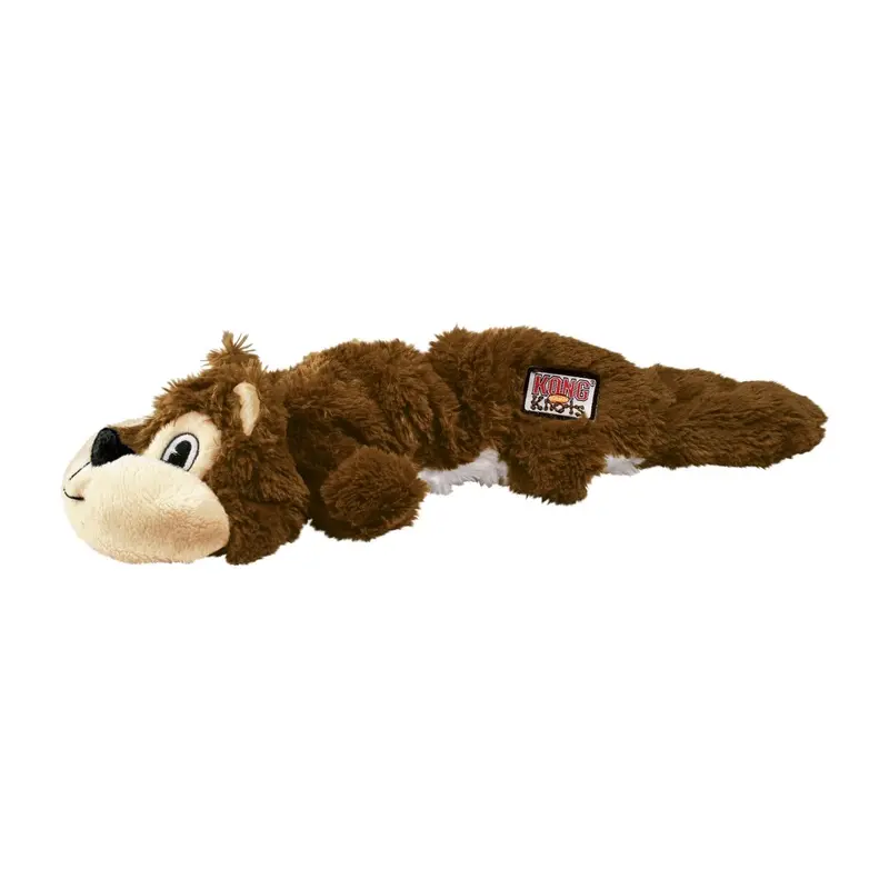 KONG Scrunch Knots Squirrel Small Dog Toy