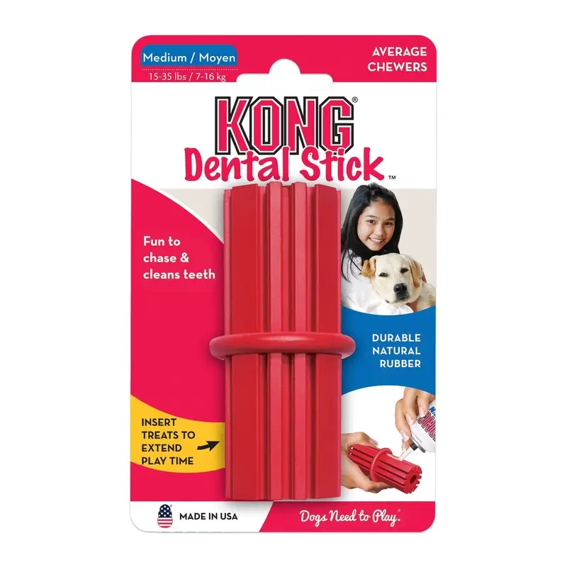 KONG Dental Stick Medium Dog Toy :->>