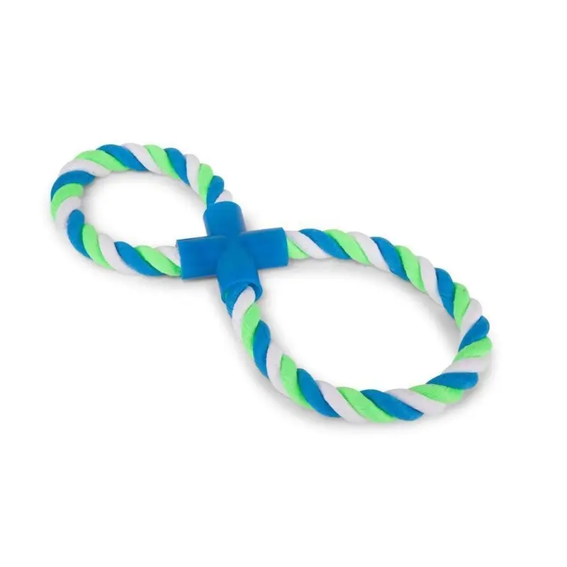 Kazoo Twisted Rope Figure 8 Tug Dog Toy