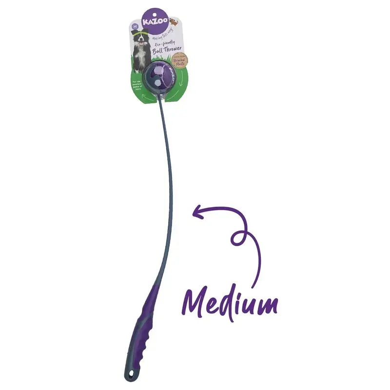 Kazoo Eco Friendly Ball Thrower Dog Toy Medium