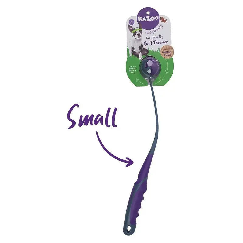 Kazoo Eco Friendly Ball Thrower Dog Toy Small
